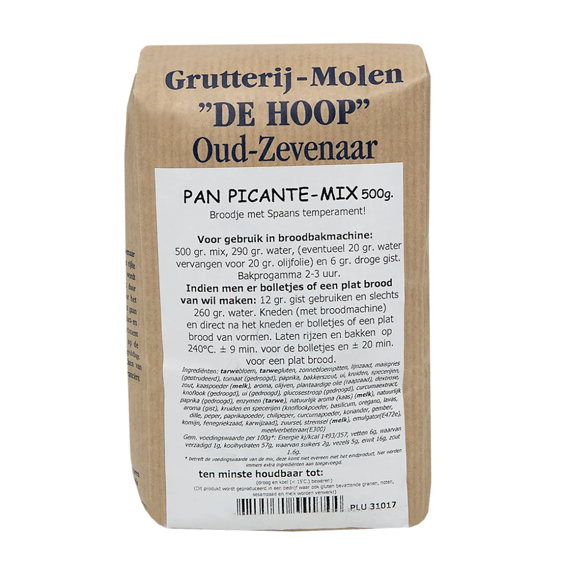 Molen de Hoop Pan Picante Broodmix 500g* Broodmixen|Bekijk Alle Mixen