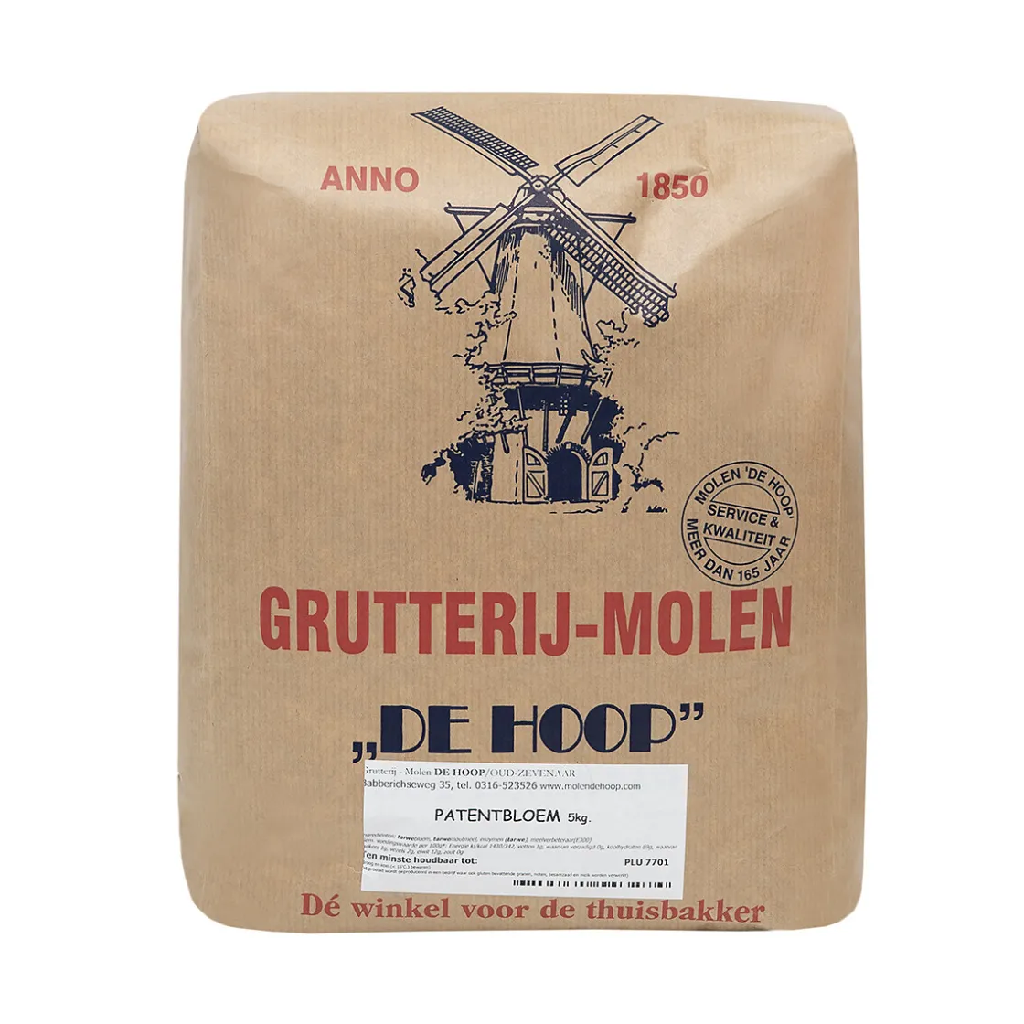 Molen de Hoop Patentbloem 5kg* Bloem En Meel