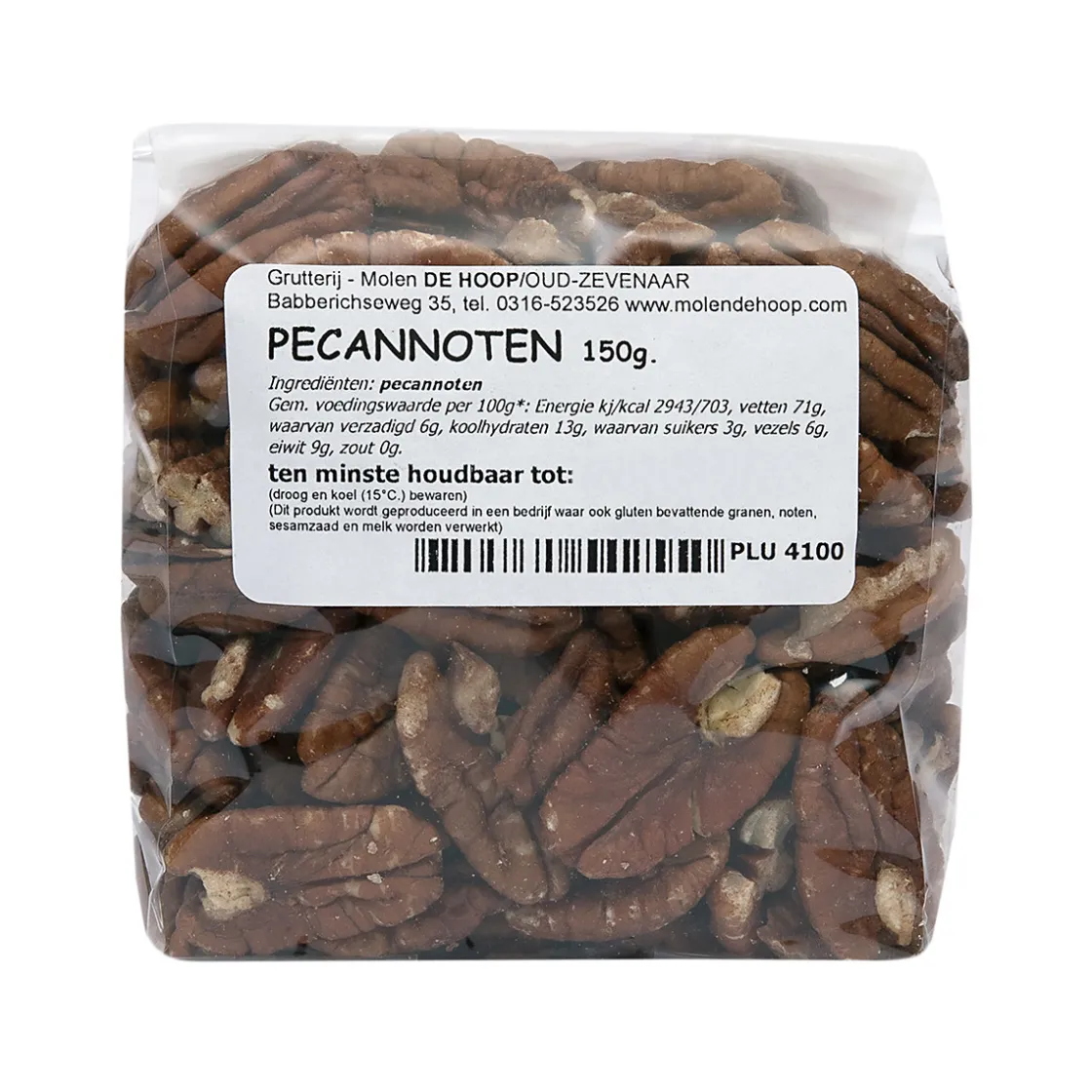 Molen de Hoop Pecannoten 150gr* Zaden, Granen, Noten En Vruchten