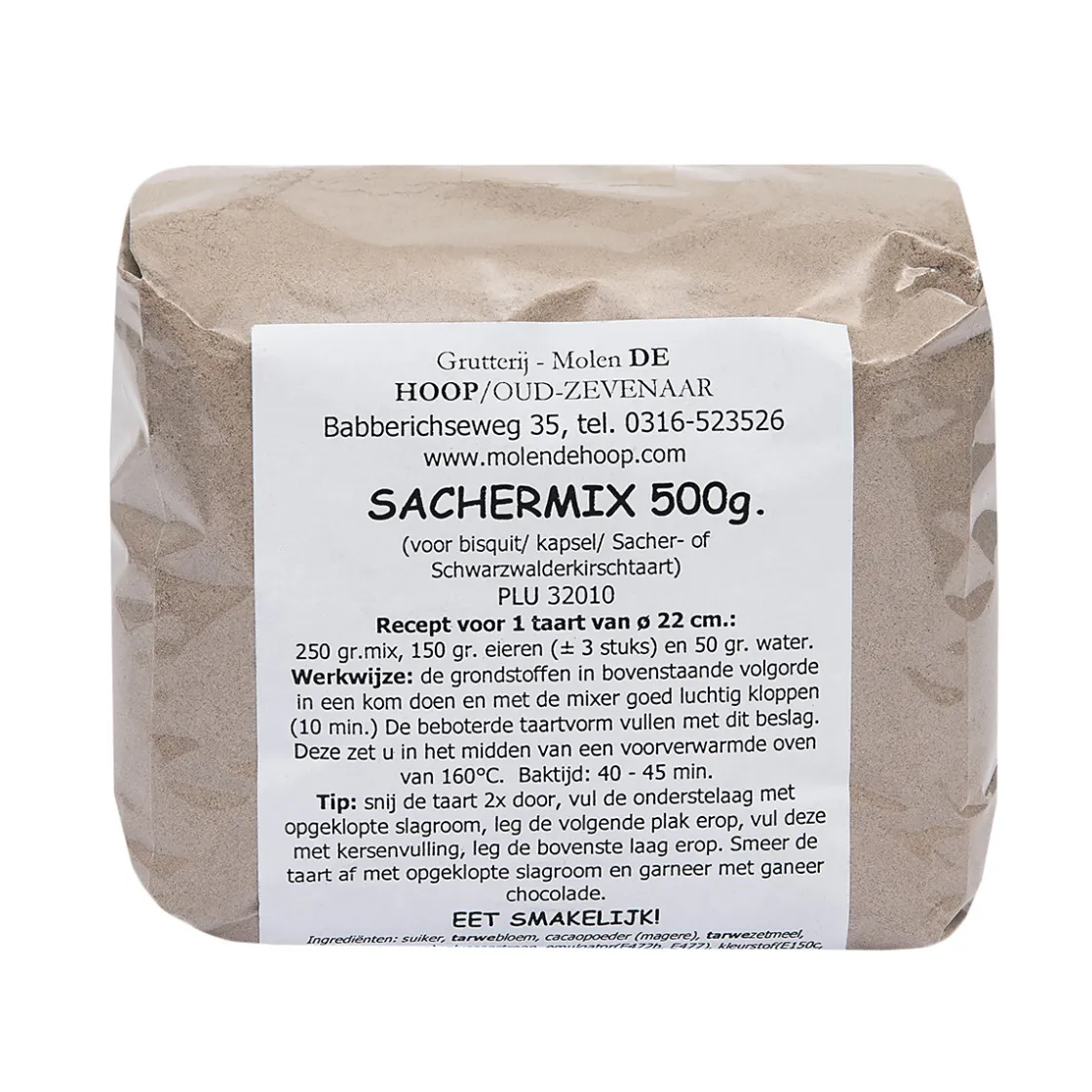 Molen de Hoop Sachermix 500gr* Banketmixen|Bekijk Alle Mixen