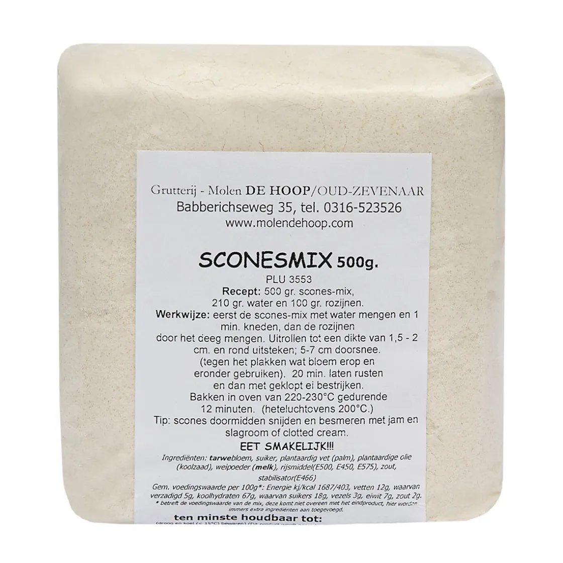 Molen de Hoop Scones-mix 500gr* Banketmixen|Bekijk Alle Mixen