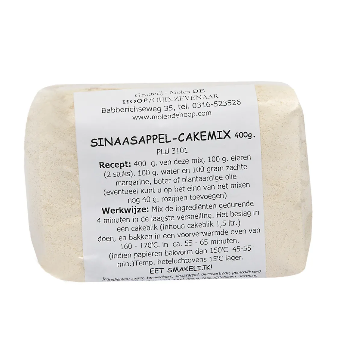 Molen de Hoop Sinaasappelcakemix 400gr* Banketmixen|Bekijk Alle Mixen