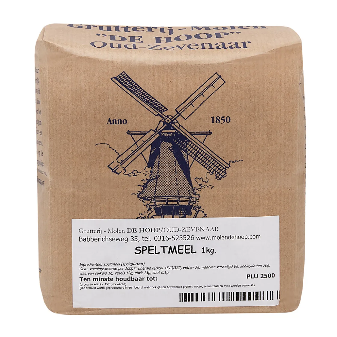 Molen de Hoop Speltmeel 1kg* Bloem En Meel