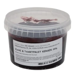 Molen de Hoop Vlaai en Taartfruit Kersen 500 gr.* Fruit En Vanille|Fruitvullingen