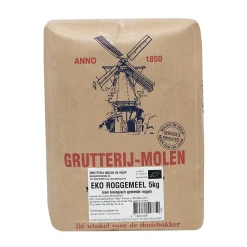 Molen de Hoop Volkoren Roggemeel EKO 5kg* Bloem En Meel