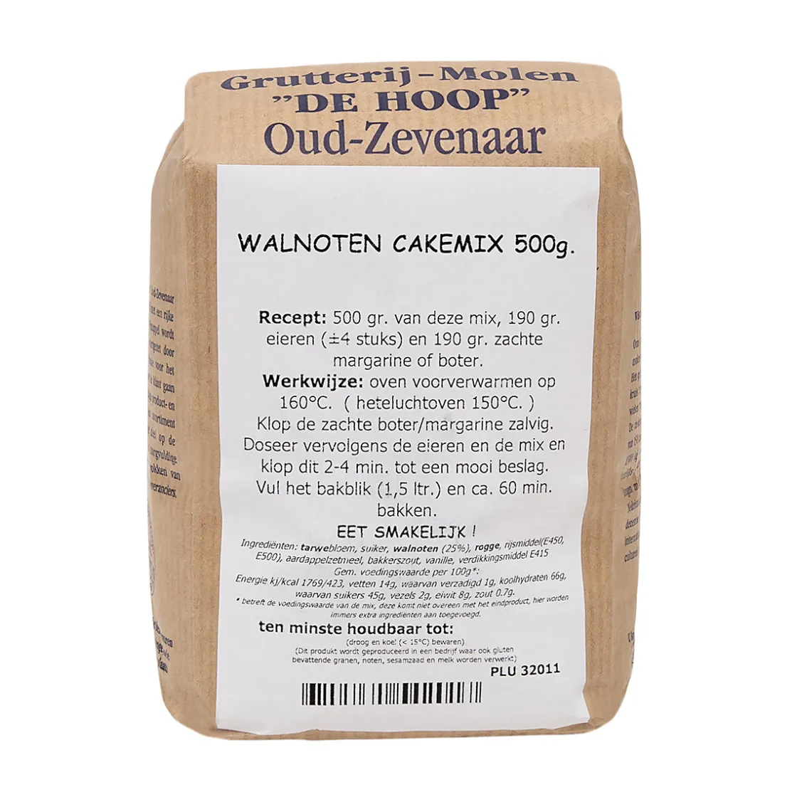 Molen de Hoop Walnotencakemix 500gr* Banketmixen|Bekijk Alle Mixen