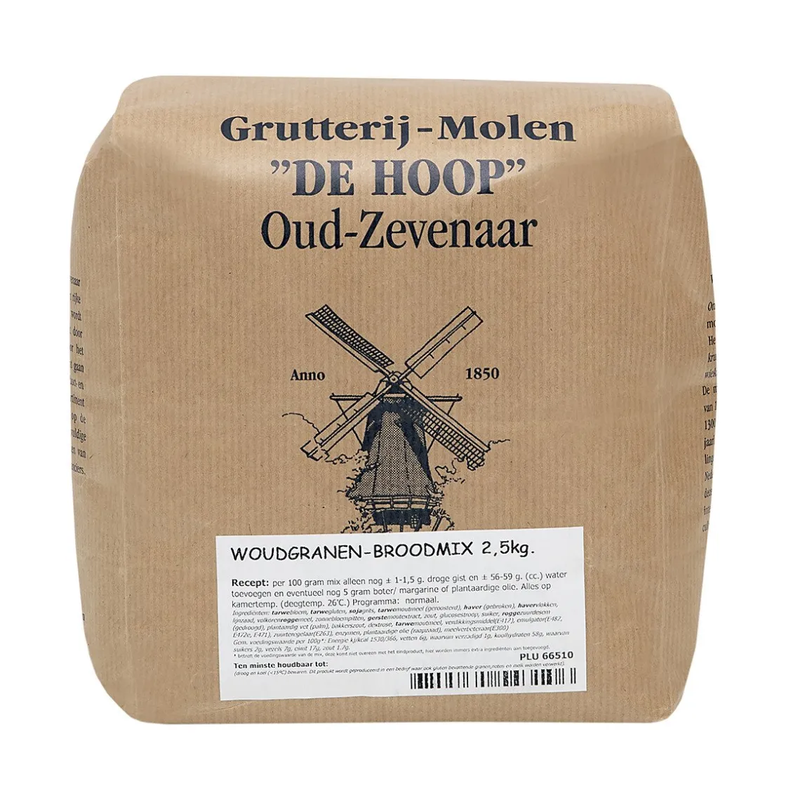 Molen de Hoop Woudgranen Broodmix 2,5kg* Broodmixen|Bekijk Alle Mixen