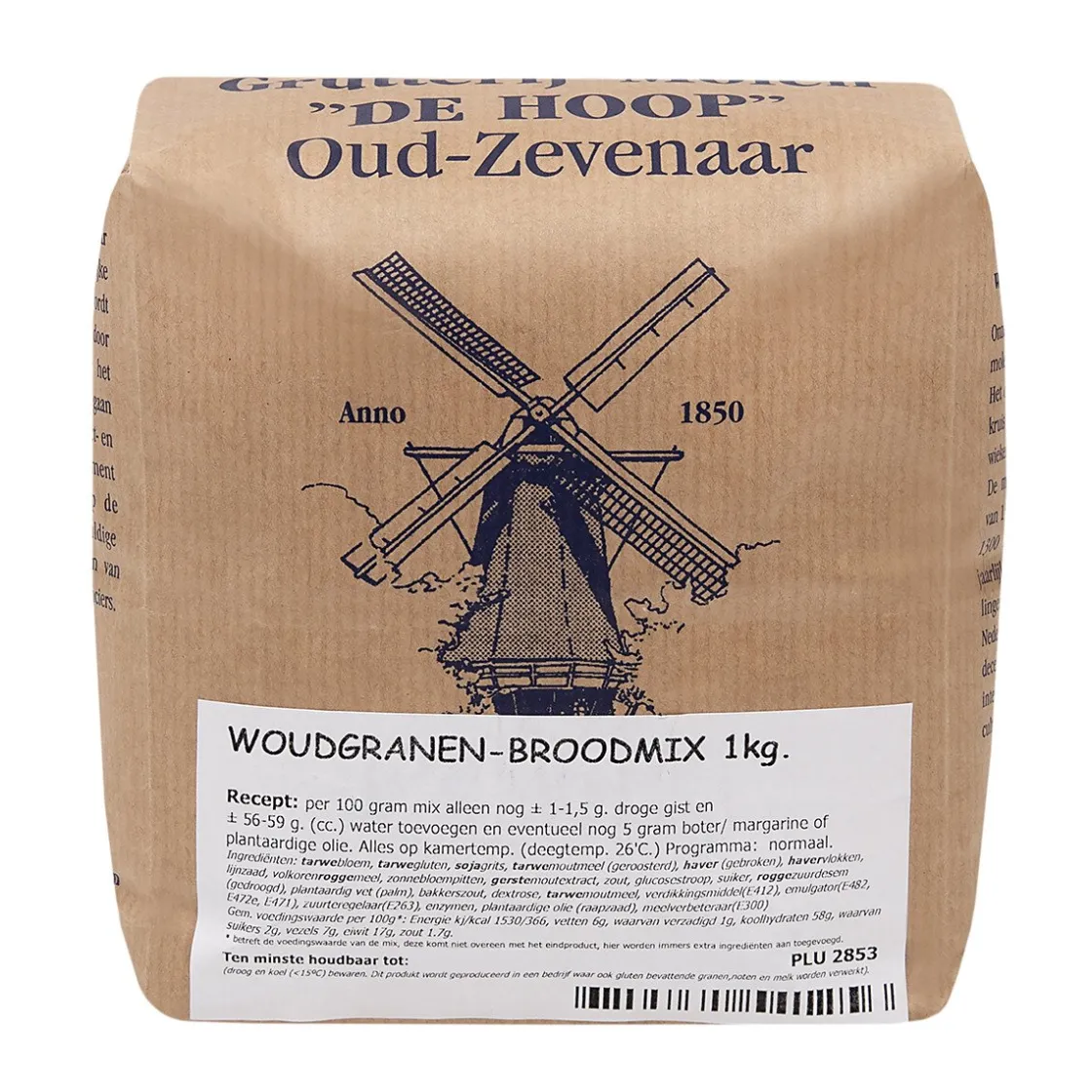 Molen de Hoop Woudgranen Broodmix 1kg* Broodmixen|Bekijk Alle Mixen
