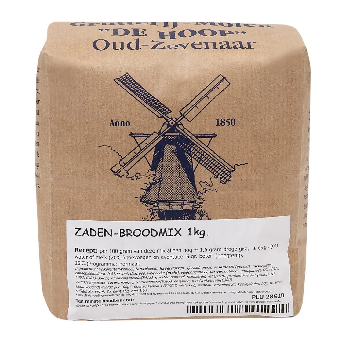 Molen de Hoop Zaden Broodmix 1kg* Broodmixen|Bekijk Alle Mixen