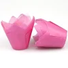 Overig Muffin cups tulpmodel Roze 200 st.* Bakvormen Papier