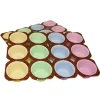 Overig Muffin/Cupcake Tray papier gekleurd set 2x12 vormpjes* Bakvormen Papier
