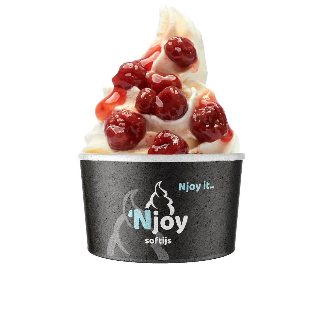 Njoy Fruitcocktail Aardbeien (1kg)* Fruit En Vanille|Toppings