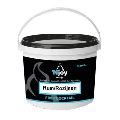 Njoy Fruitcocktail Rum/Rozijnen (1kg)* Fruit En Vanille|Toppings