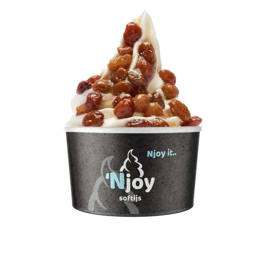 Njoy Fruitcocktail Rum/Rozijnen (1kg)* Fruit En Vanille|Toppings