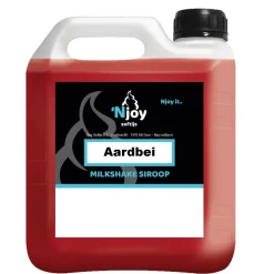 Njoy Milkshake Siroop Aardbei (2 liter)* Siropen