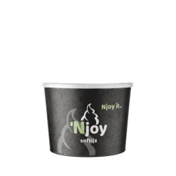 Njoy Sundae bekers 225cc (50 stuks) Bio* Ijs En Dessert Verpakkingen