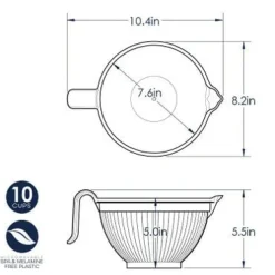 Nordic Ware Beslagkom Kunststof 2,4L (Ø19cm)* Beslagkommen