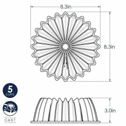 Nordic Ware Brilliance Tulband Bakvorm Klein* Speciale Bakvormen