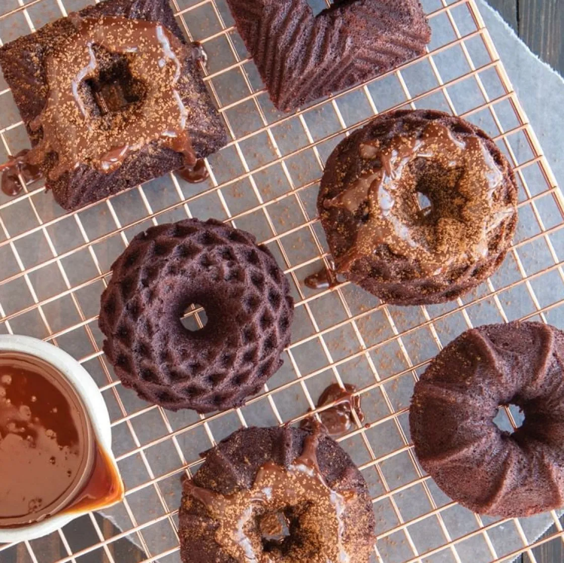 Nordic Ware Geo Bundlette Mini Tulband Bakvorm* Speciale Bakvormen