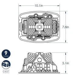 Nordic Ware Gingerbreadhuis Bakvorm* Speciale Bakvormen