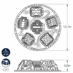 Nordic Ware Kerst Dorpje Bakvorm* Speciale Bakvormen