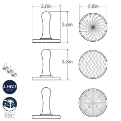 Nordic Ware Koekjesstempel Geo Set/3* Figuur Stekers