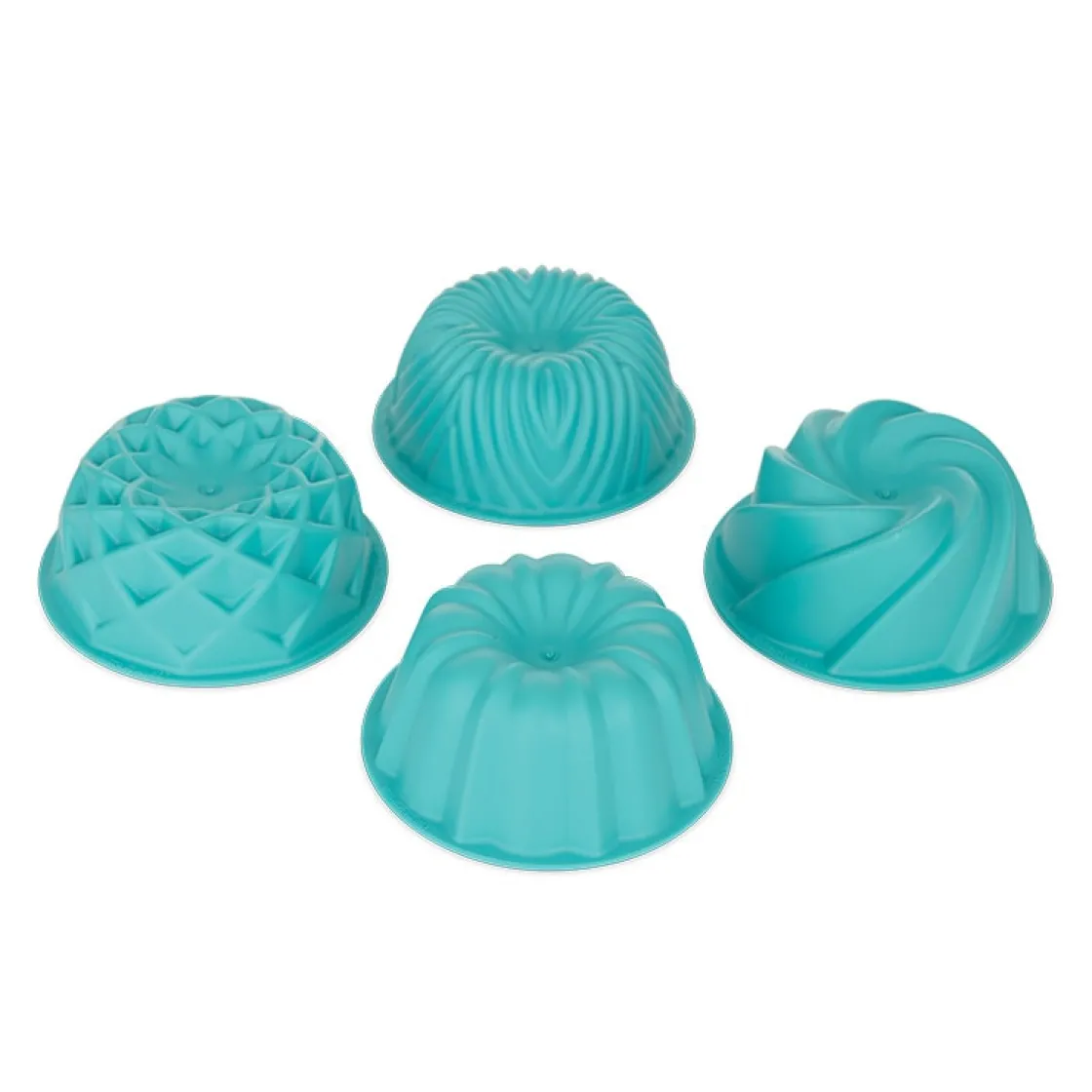 Nordic Ware Kunststof Mini Bundt Set/2* Speciale Bakvormen