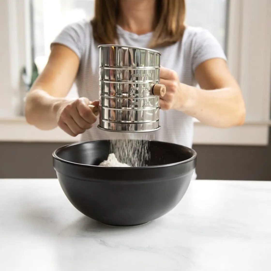 Nordic Ware Meelzeef RVS 750ml* Zeven