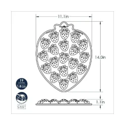 Nordic Ware Mini Aardbei Bakvorm* Speciale Bakvormen