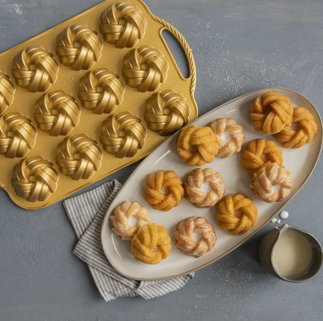 Nordic Ware Mini Braided Tulband Bakvorm* Speciale Bakvormen