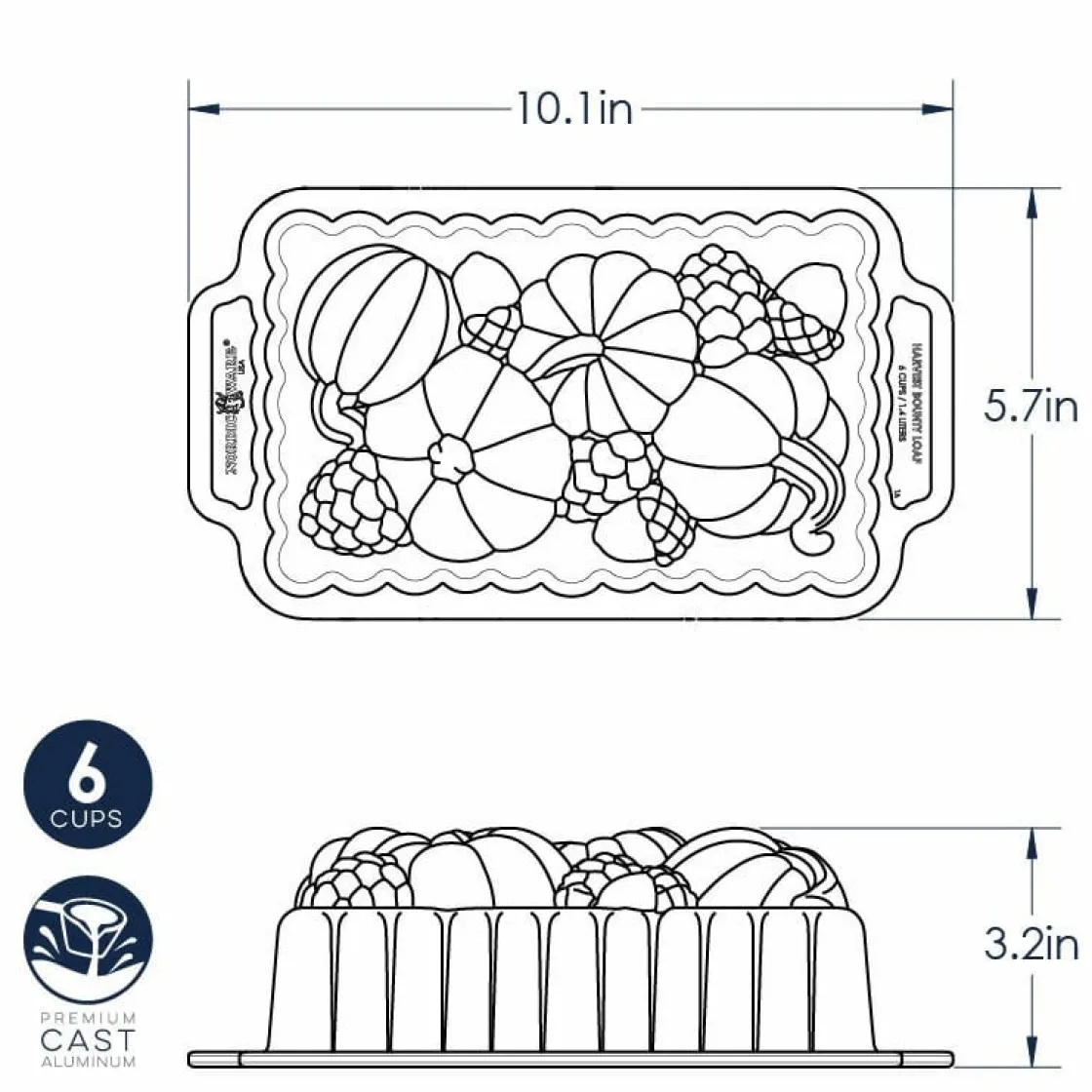 Nordic Ware Pompoen/Herfstmand Bakvorm* Speciale Bakvormen