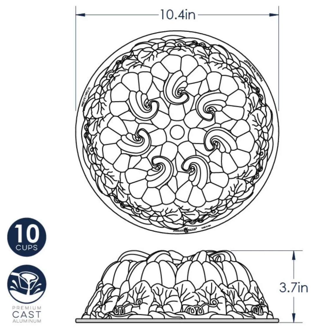 Nordic Ware Pumpkin Patch Tulband Bakvorm* Speciale Bakvormen