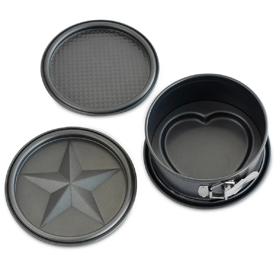 Nordic Ware Springvorm Ø17,5cm Set/3* Ronde Bakvormen