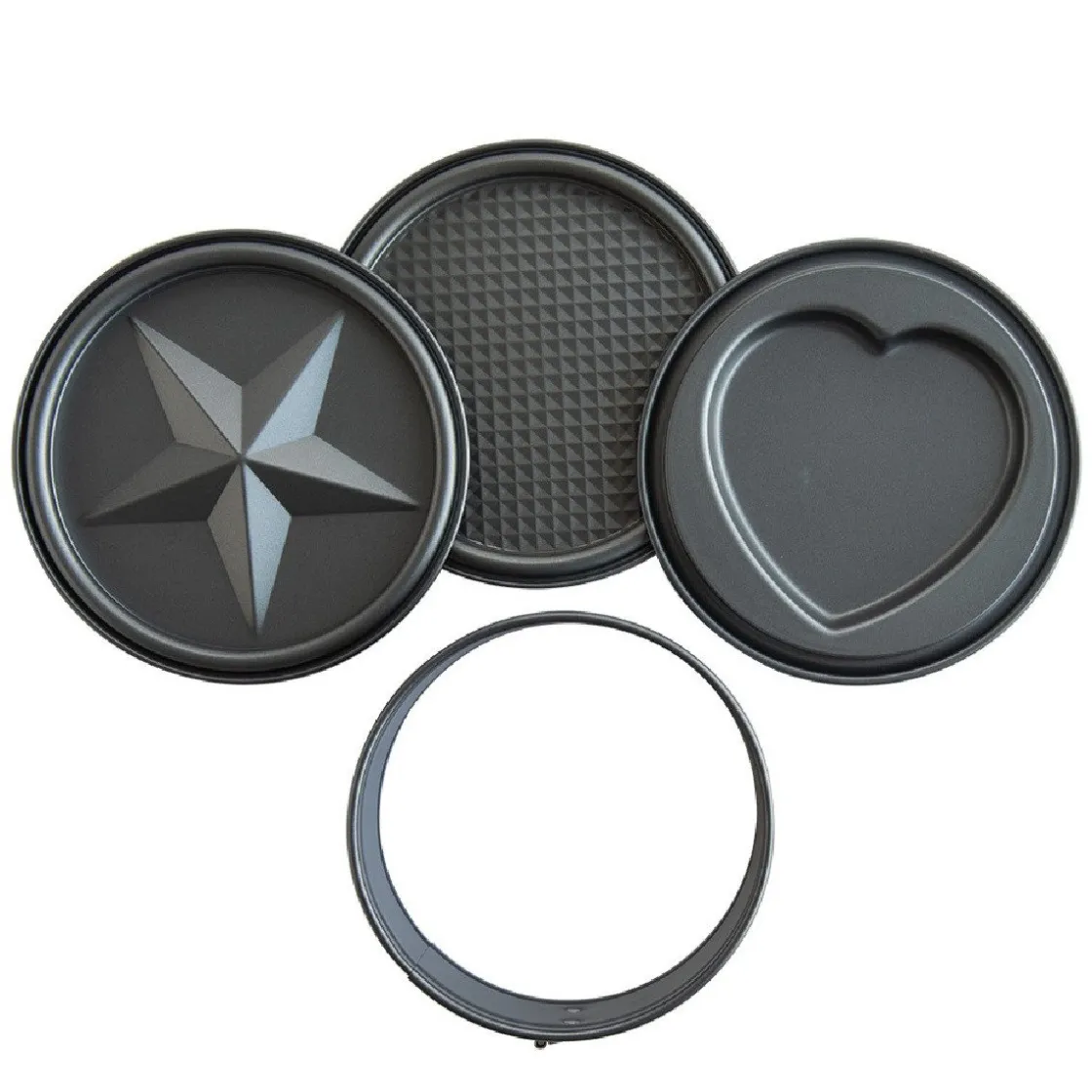 Nordic Ware Springvorm Ø17,5cm Set/3* Ronde Bakvormen