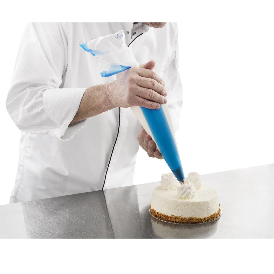 One Way Wegwerp Spuitzak Masterline Blue 100st. - 36x20cm* Spuitzakken