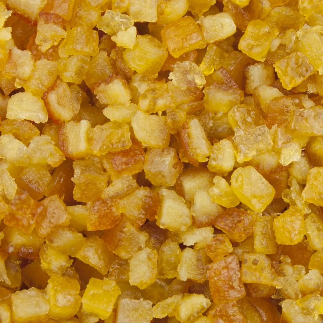 Royal Steensma Orangeade Gekonfijte Sinaasappel 4x4mm 475gr.* Gekonfijt Fruit En Bigarreaux