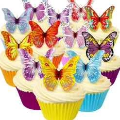Culpitt Ouwel Vlinders Assortiment (12 stuks)* Figuur Decoraties