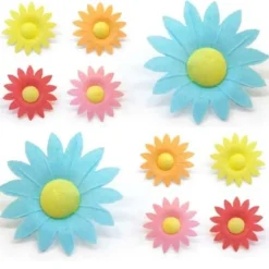 Overig Ouwelbloemen Margrieten 5 kleuren ass., 100 st.* Bloem Decoraties