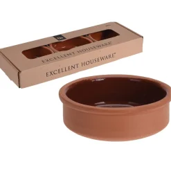Overig Ovenschaal Terracotta Ø12cm Set/3* Pannen En Schalen