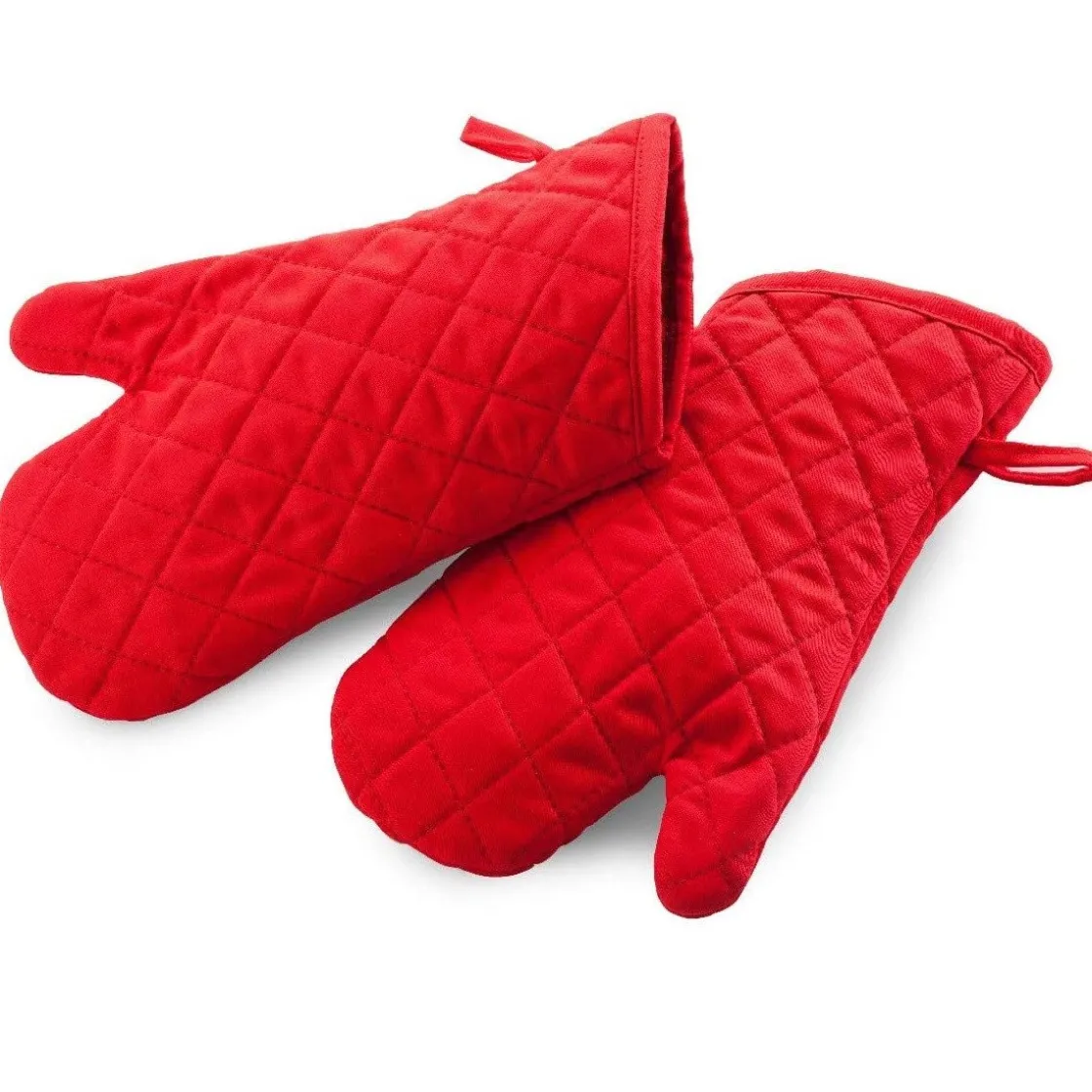 Thermohauser Ovenwanten Vlamvertragend Katoen Rood (max 250°C) 32cm* Ovenwanten En Handschoenen|Ovenwanten En Handschoenen