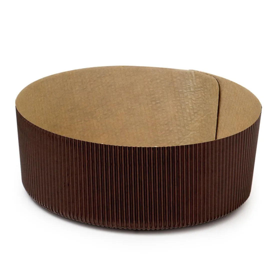 Decora Panettone Bakvorm Laag Ø21x7(h) cm 5 stuks* Bakvormen Papier