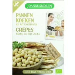 Joannusmolen Pannenkoekenmix Kikkererwten Biologisch (Glutenvrij) 300g* Banketmixen|Bekijk Alle Mixen