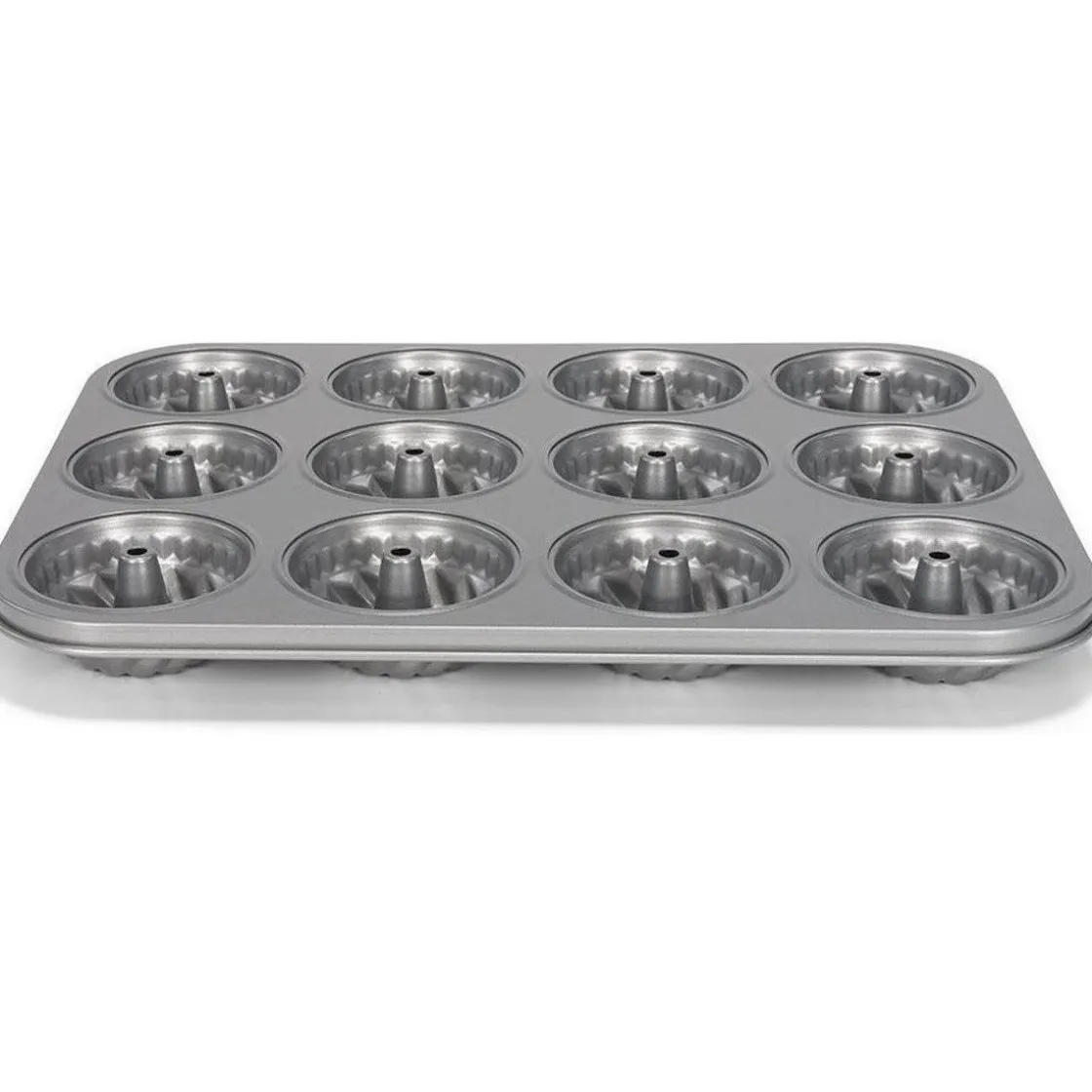 Patisse Mini Tulbandvorm Silver-Top 12 stuks 35x26cm* Speciale Bakvormen