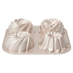 Patisse Mini Tulbandvorm Gietaluminium (4 vaks) 24cm* Speciale Bakvormen