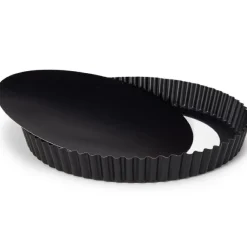 Patisse Quichevorm Blauwstaal Losse Bodem Ø28cm* Ronde Bakvormen