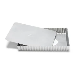 Patisse Quichevorm Losse Bodem Silver-Top 21x21cm* Vierkante Bakvormen