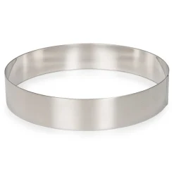 Patisse Taartring RVS Ø20x4,5cm* Dessertringen|Ronde Bakvormen