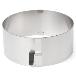 Patisse Taartring Verstelbaar RVS Ø17-30x7(h)cm* Dessertringen|Ronde Bakvormen