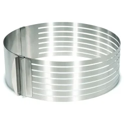 Patisse Taartvormensnijder Verstelbaar RVS 24-30cm* Taartverdelers En Snijders