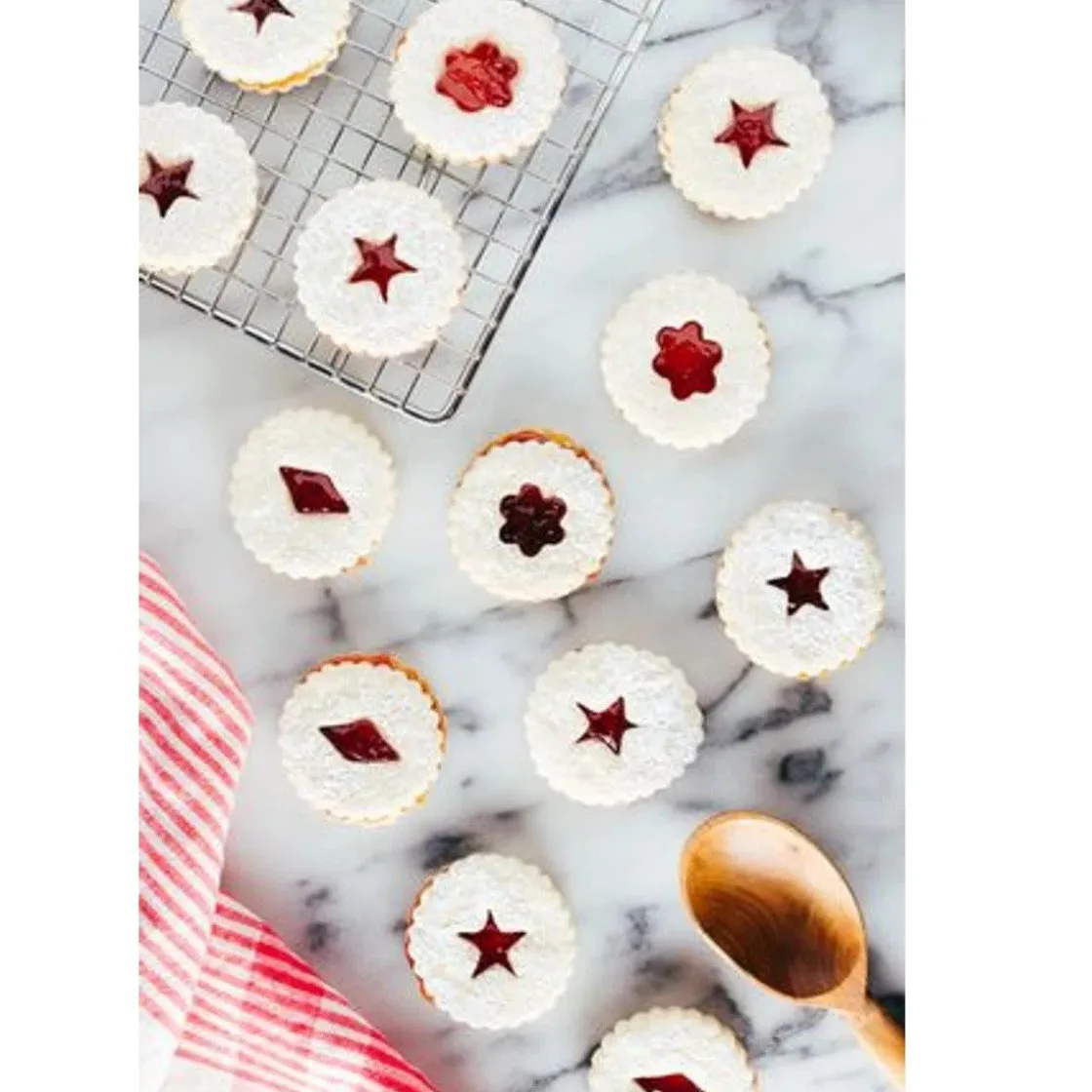 Patisse Uitsteker Linzer (Bloem/Ster/Vierkant) RVS 5cm Set/3* Figuur Stekers